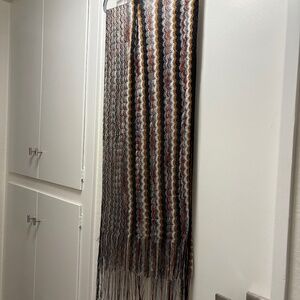 Zigzag scarf - Missoni style - long and delicate